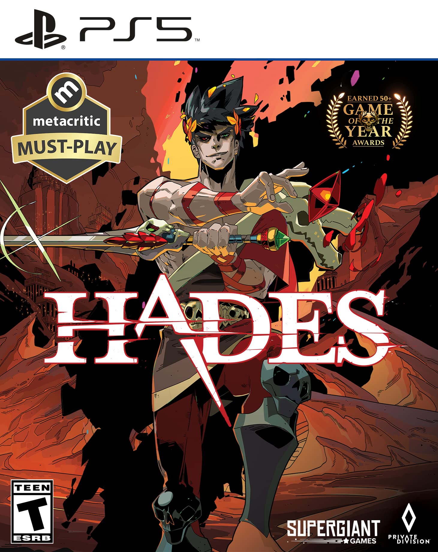 Hades - PlayStation 5 Game | Action RPG with Greek Mythology Storyline | Perfect for PS5 Gamers & Mythology Enthusiasts | Great for Solo Play & Story-Driven Gaming Sessions