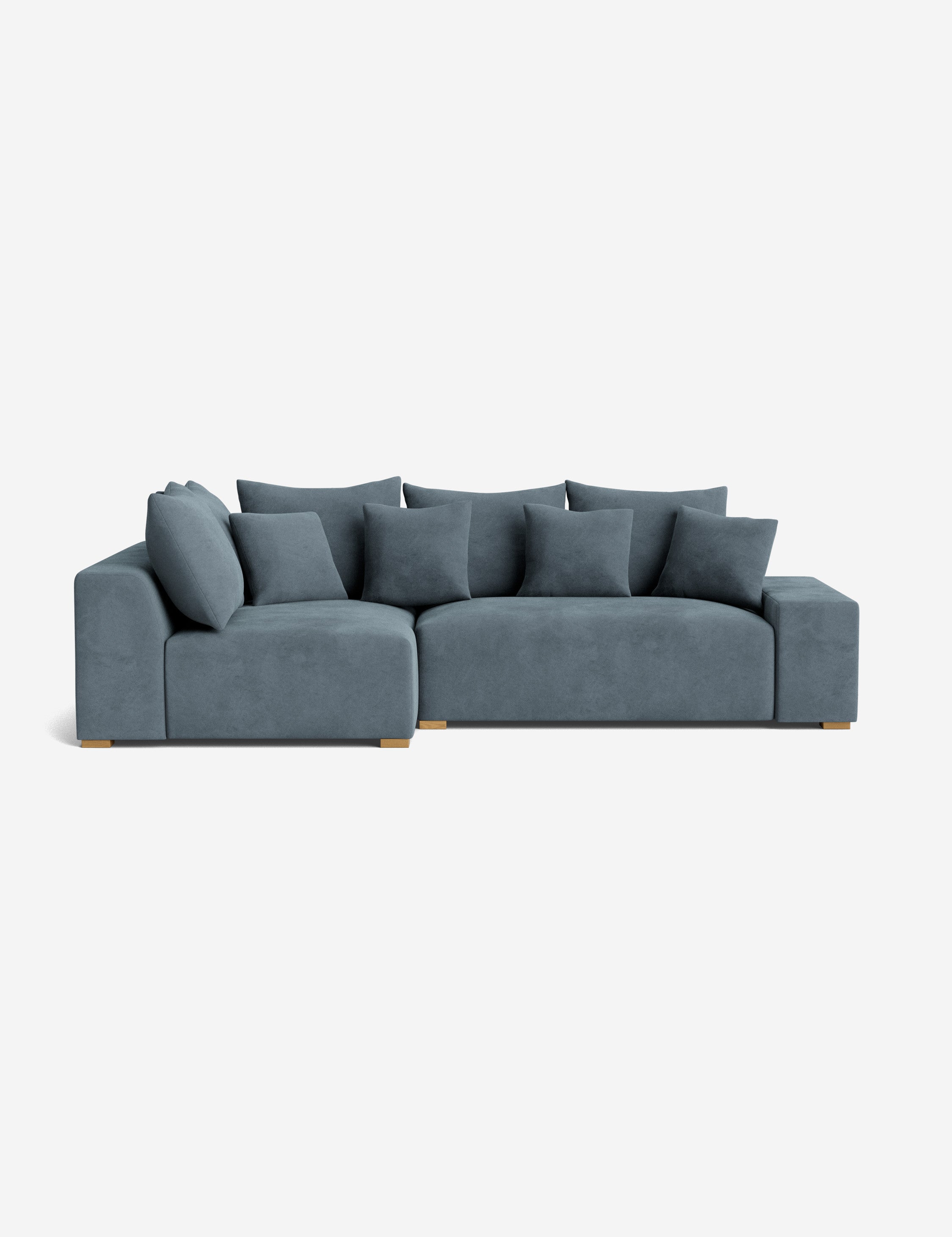 Stylish Clayton Sectional Sofa - Modern L-Shaped Couch for Living Room, Home Theater & Lounge Areas | Comfortable Fabric Upholstery & Spacious Seating