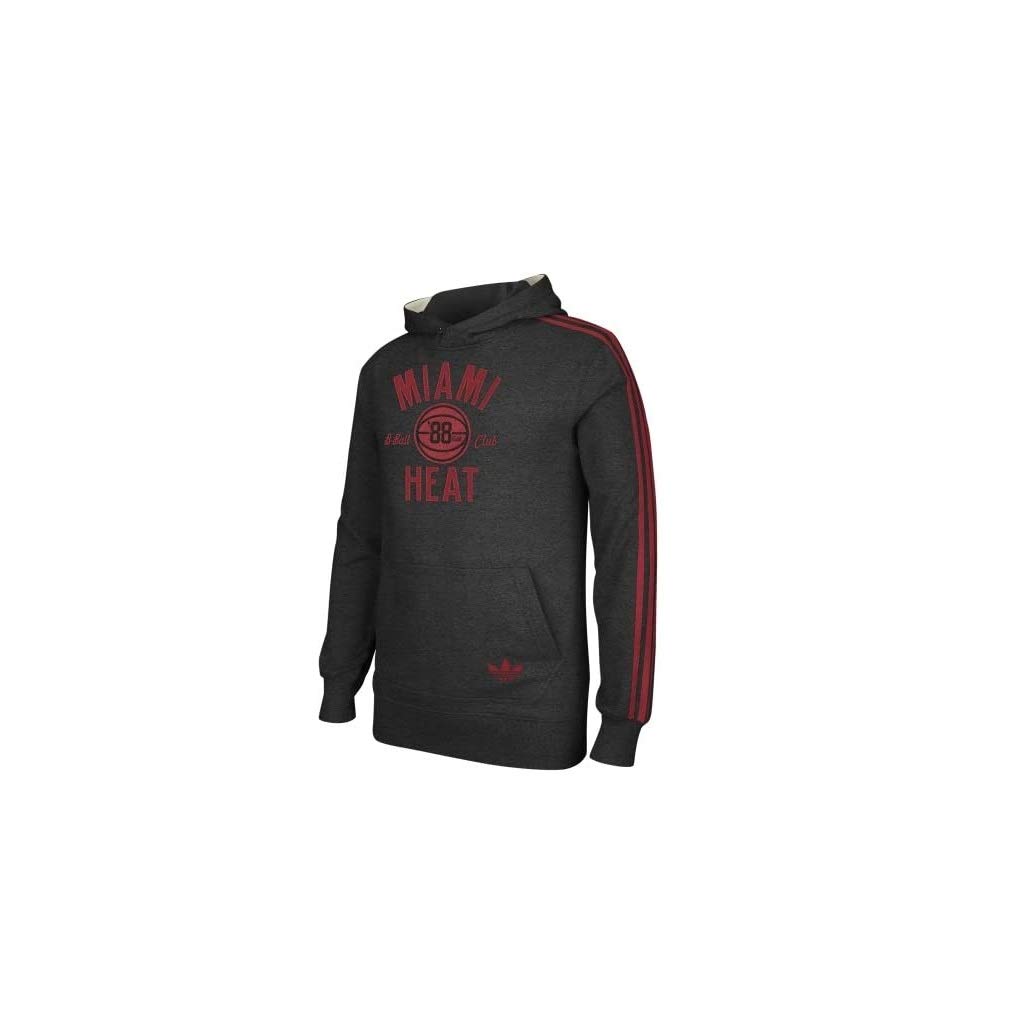 Adidas Miami Heat 2013 Black Springfield Pullover Hooded Sweatshirt - NBA Fan Gear for Men, Women & Kids | Perfect for Game Day, Streetwear & Casual Outfits