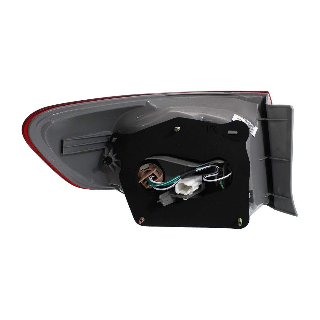 2011-2013 Toyota Corolla Replacement Rear Tail Lights Set (Driver & Passenger Side) - Compatible with Canada Models TO2804111 TO2805111 | OEM# 81560-02580 81550-02580 - Perfect for Night Driving Safety & Vehicle Customization