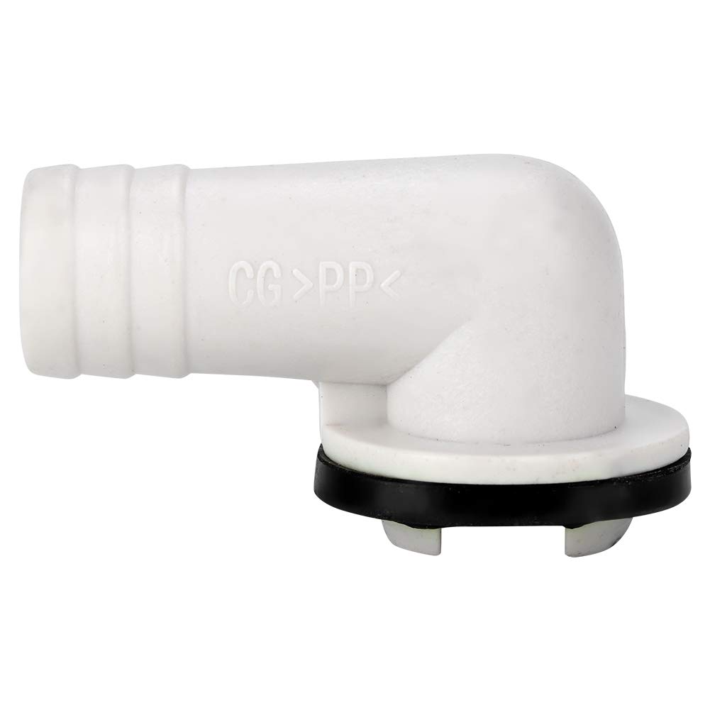 Fockety 1.9-11.1 Inch ABS Air Conditioner Drain Outlet Connector - Durable AC Drain Pipe Fitting for Efficient Wastewater Removal | Perfect for Home, Office & Commercial HVAC Systems
