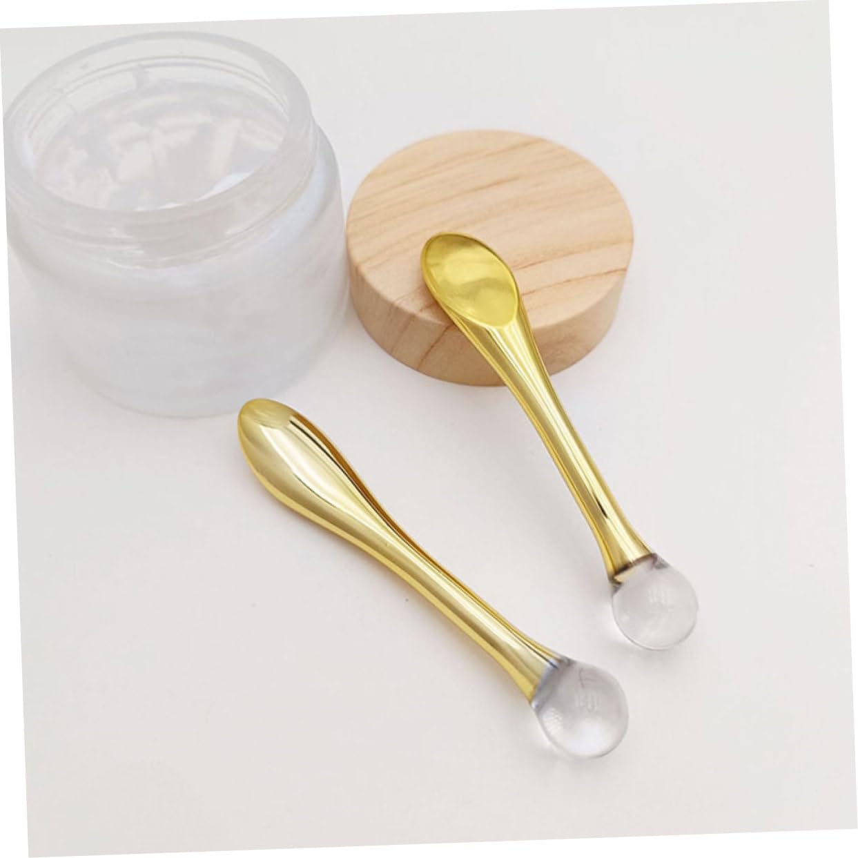 10pcs Cosmetic Spatula Set - Stainless Steel Scoop Eye Cream Stick & Beauty Spatula for Makeup, Skin Care, Face Cream Application - Perfect for Salon, Spa, Home Use & Travel Kit