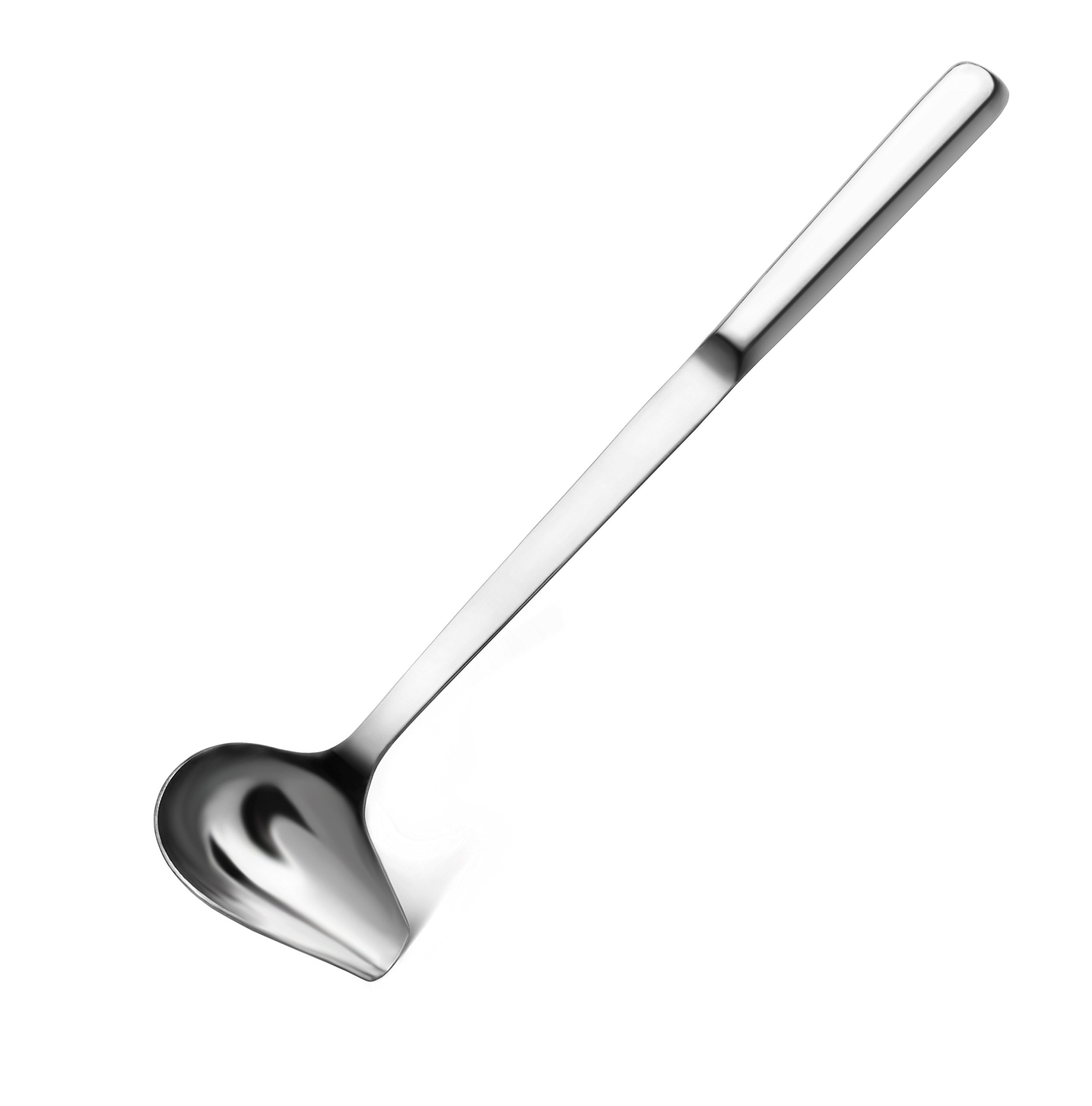 New Star Foodservice 52268 1 oz Hollow Handle Gravy Soup Ladle, 12.5