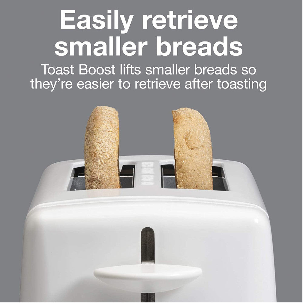 Proctor Silex 2-Slice Toaster 22611 - Compact Countertop Toaster for Bagels, Bread & Pastries - Perfect for Breakfast, Kitchen & Dorm Rooms