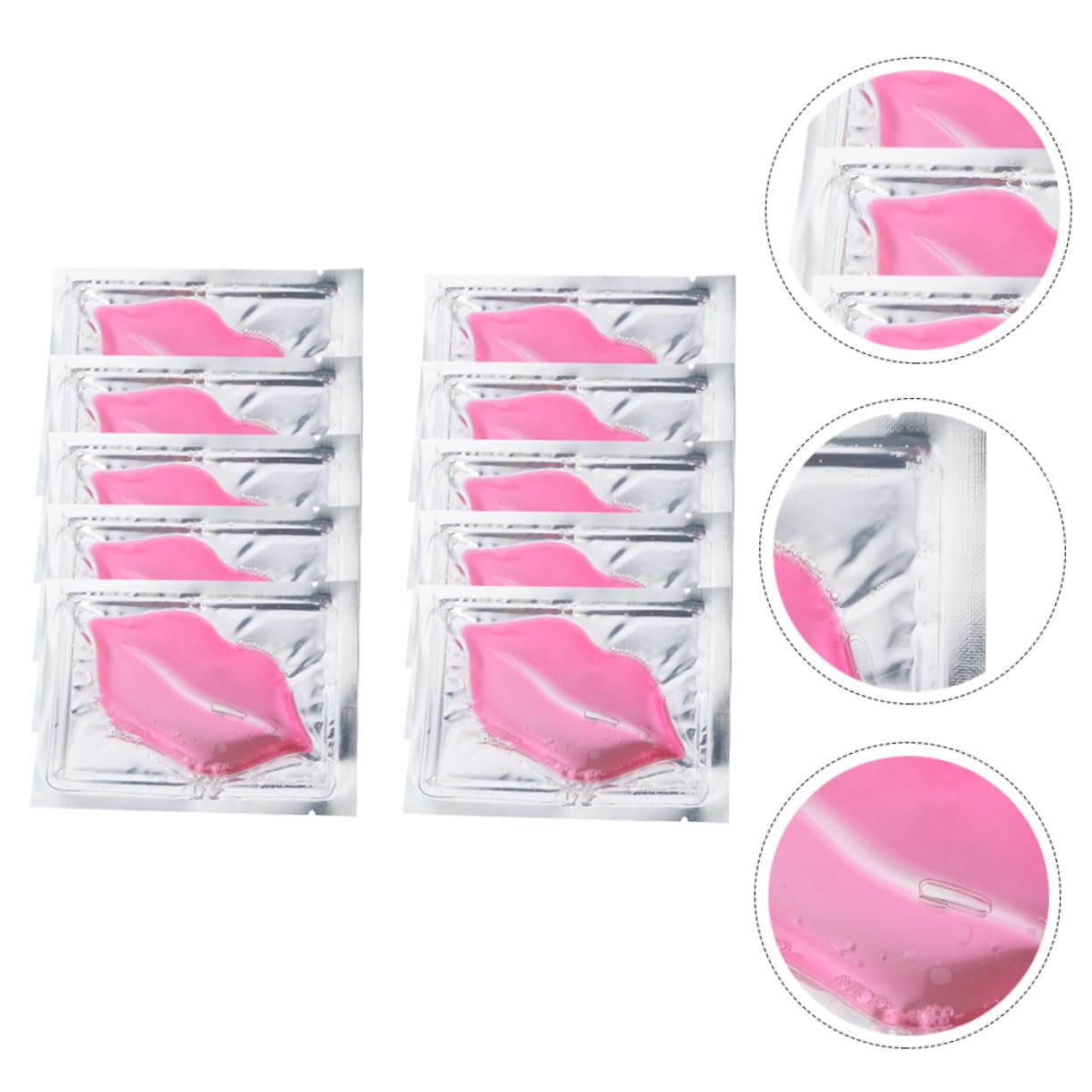 15Pcs Collagen Lip Mask Set - Hydrating & Anti-Wrinkle Lip Care Pads for Soft, Plump Lips - Perfect for Night Care, Dry Lips Treatment and Beauty Routine