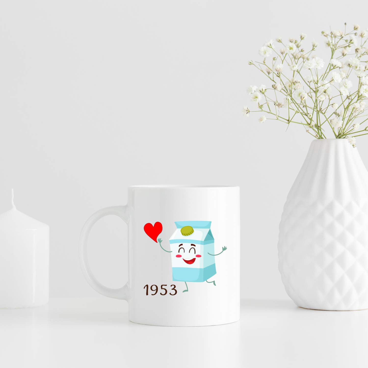 67th Wedding Anniversary Gifts for Couples - Funny 11oz Coffee Mug Set for Husband & Wife - Perfect for Coffee, Tea, Milk & Cookies - Great 67 Year Marriage Celebration Gift for Couples, Him & Her