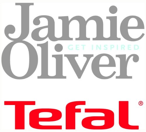 Jamie Oliver 28cm Hard Enamel Non-Stick Frying Pan - Professional Grade Cookware for Sauteing, Frying & Perfect Pancakes
