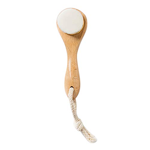 Weyu Bamboo Facial Cleansing Brush - Soft Bristles for Gentle Exfoliation & Deep Cleansing | Manual Face Brush for Skincare Routine | Perfect for Daily Use, Travel & Spa