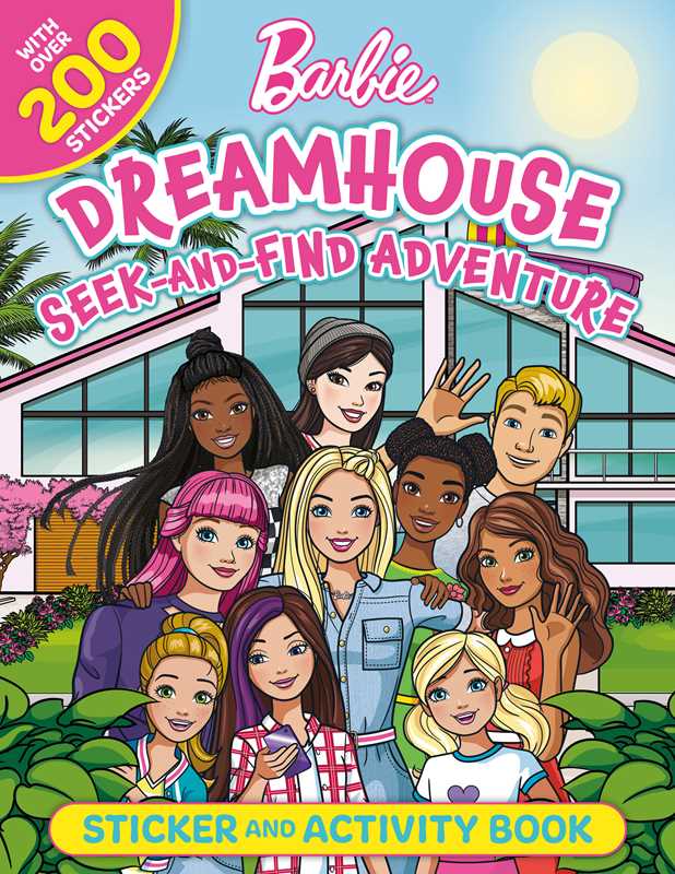 Barbie Dreamhouse Sticker Book for Kids - Fun DIY Activity with 100+ Stickers for Creative Play, Birthday Gifts & Party Favors | Perfect for Home, Travel & Classroom Activities
