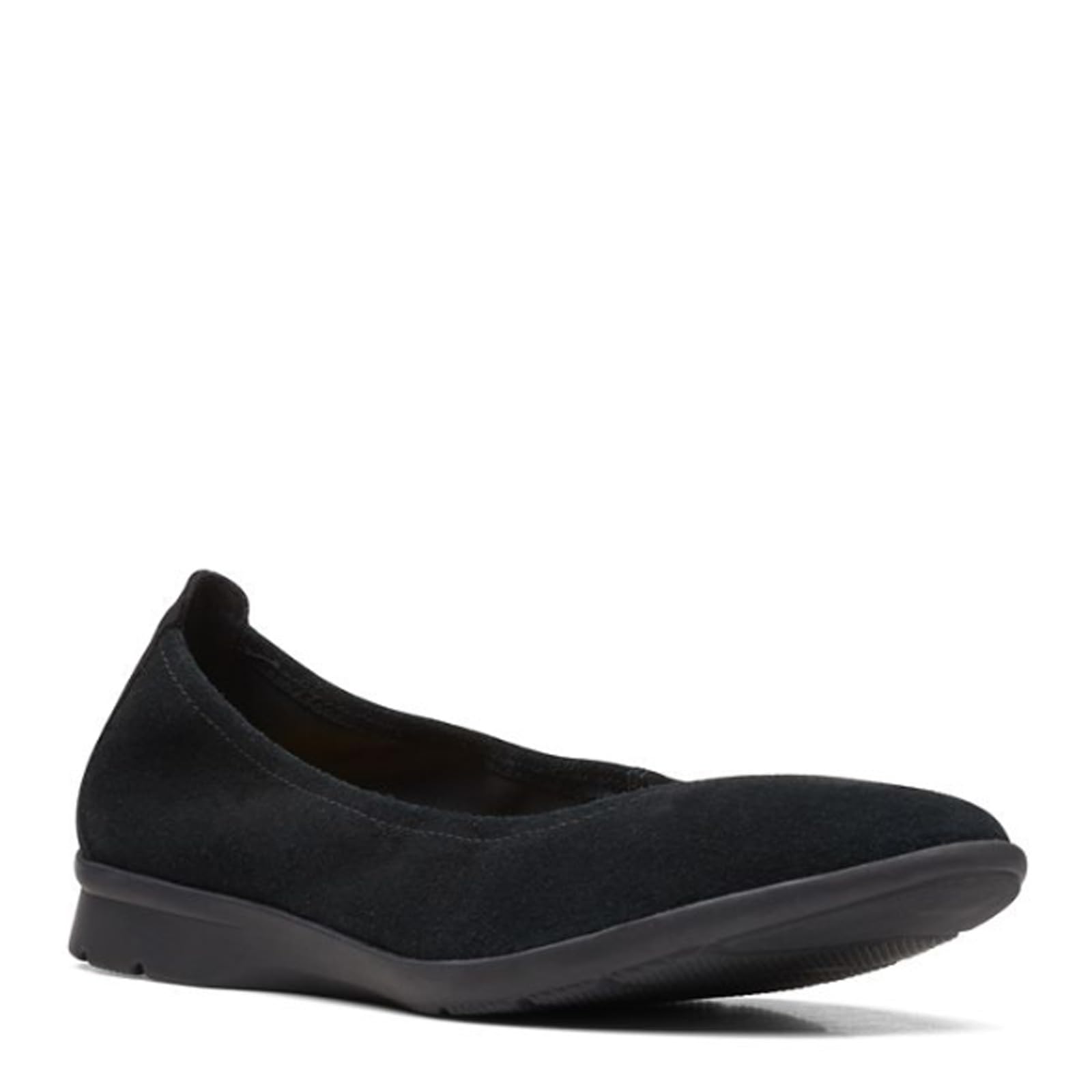 Clarks Women's Jenette Ease Flat - Comfortable Casual Loafers for Work, Travel & Everyday Wear | Slip-On Shoes with Cushioned Insoles