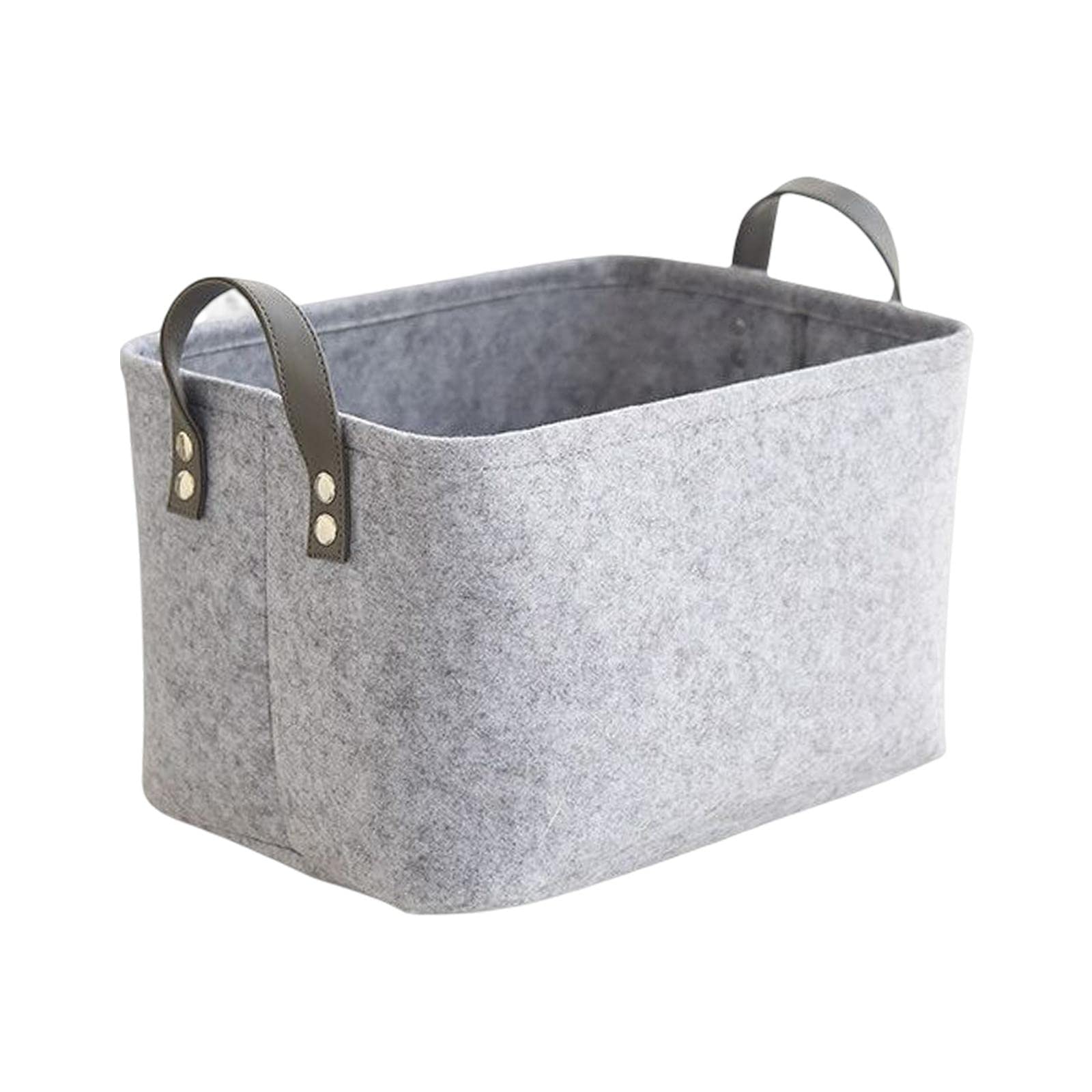 Colcolo Portable Felt Laundry Hamper - Foldable Dirty Clothes Storage Basket for Bedroom, Closet & Office Organization - Breathable Fabric Clothes Bin for Home, Dorm & Travel Use