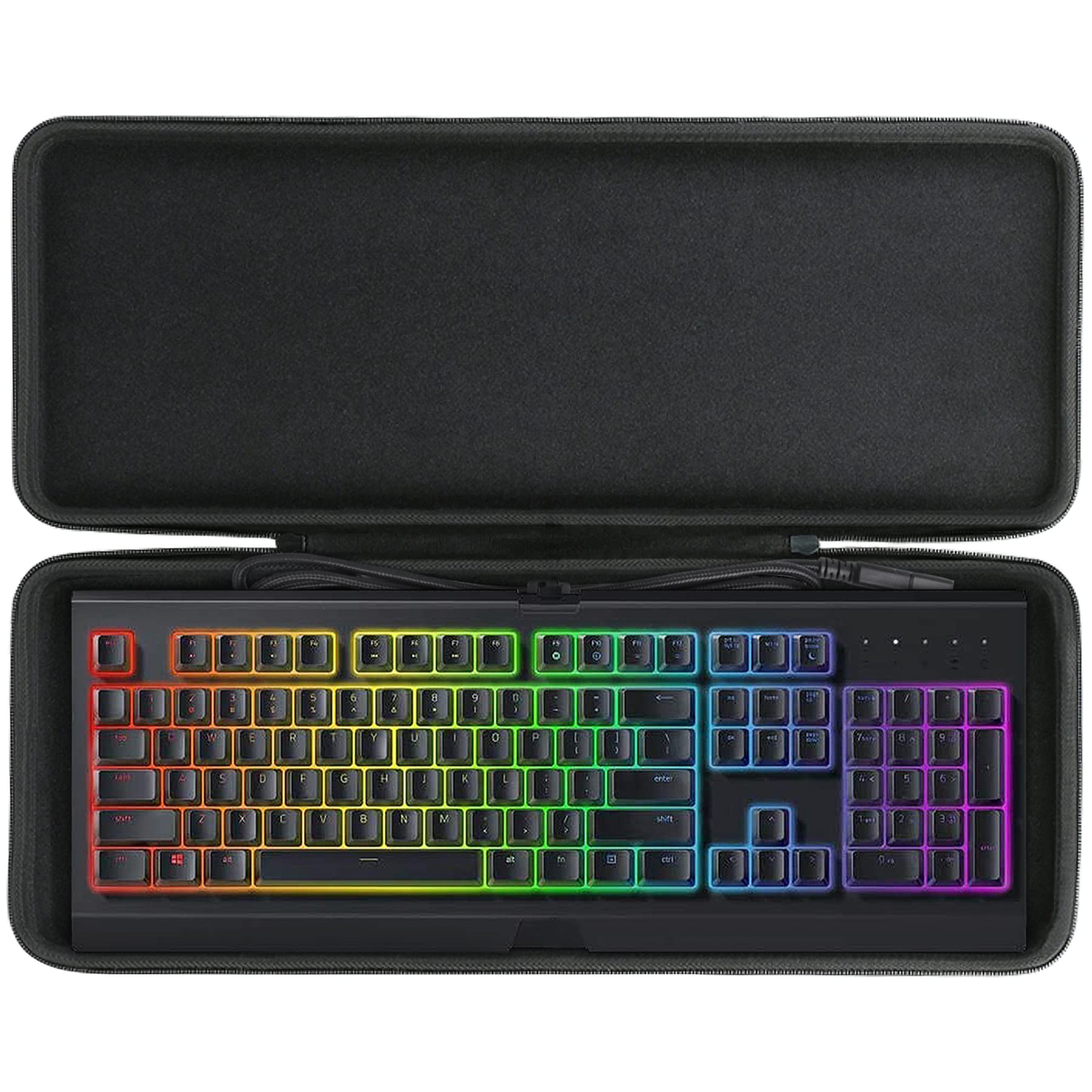 Premium Protective Case for Razer Gaming Mouse & Cynosa Chroma Keyboard - Travel Storage Organizer for Gaming Gear Accessories - Perfect for Travel, LAN Parties & Home Organization