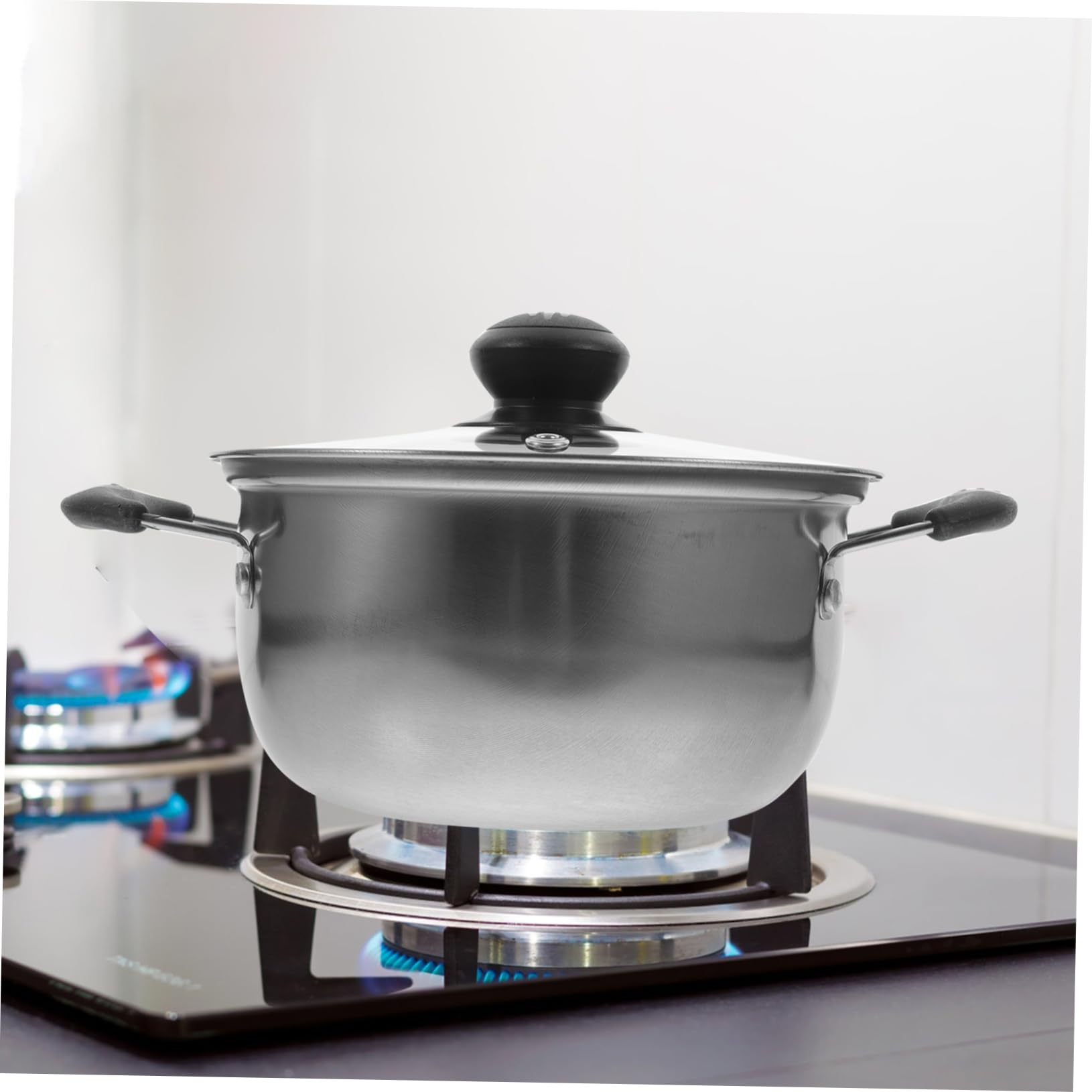 DOITOOL 1.6QT Small Stainless Steel Crock Pot with Lid - Stockpot, Soup Pot, Cooking Pot for Soups, Chili, Pasta, Curries & Stew - Perfect for Home Kitchen, Dorm Cooking & Camping Meals
