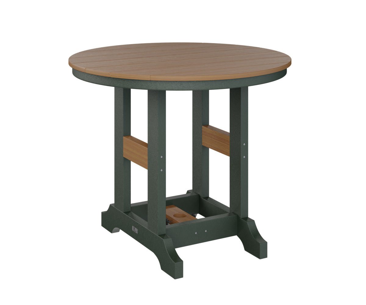 Natural Teak on Green