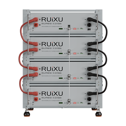 RUiXU Server Rack Battery with Daisy Chain Capability & Mounting Bracket - Perfect for Data Centers, Home Server Rooms, and Network Equipment Organization