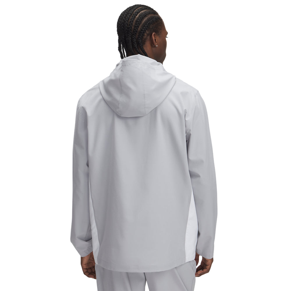 Men's Under Armour Rival Stretch Woven Full Zip Hoodie - Lightweight Athletic Jacket for Running, Gym & Outdoor Activities