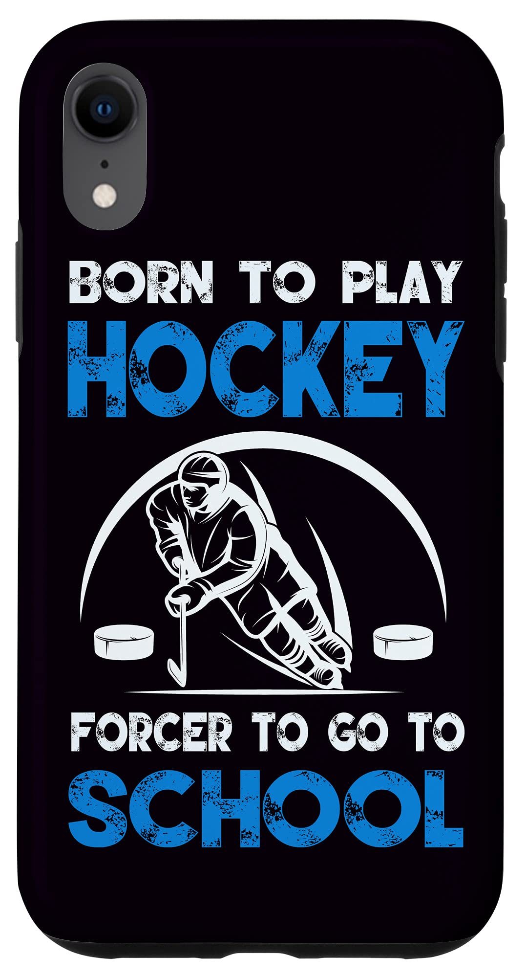 iPhone XR Hockey Case for Boys - Durable Ice Hockey Phone Cover - Perfect for Hockey Players & Fans