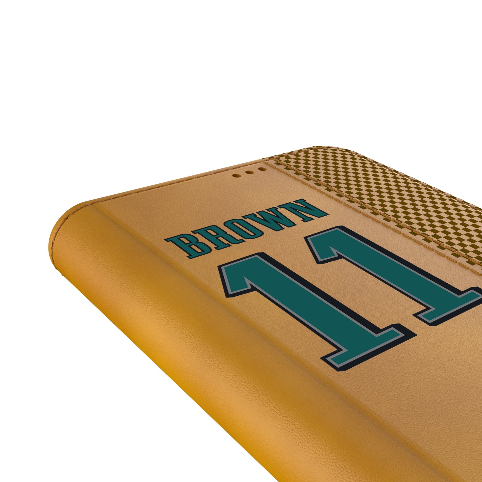A.J. Brown Philadelphia Eagles NFL Football Game Tactical Folio Phone Case for Samsung Galaxy S23/S22/S21 - Perfect for Game Day & Everyday Protection