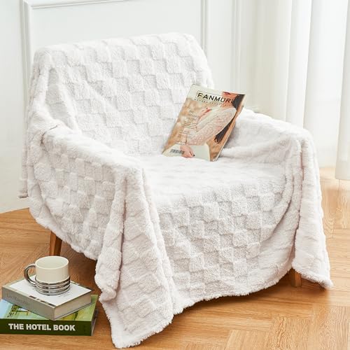 Cream White Checkered