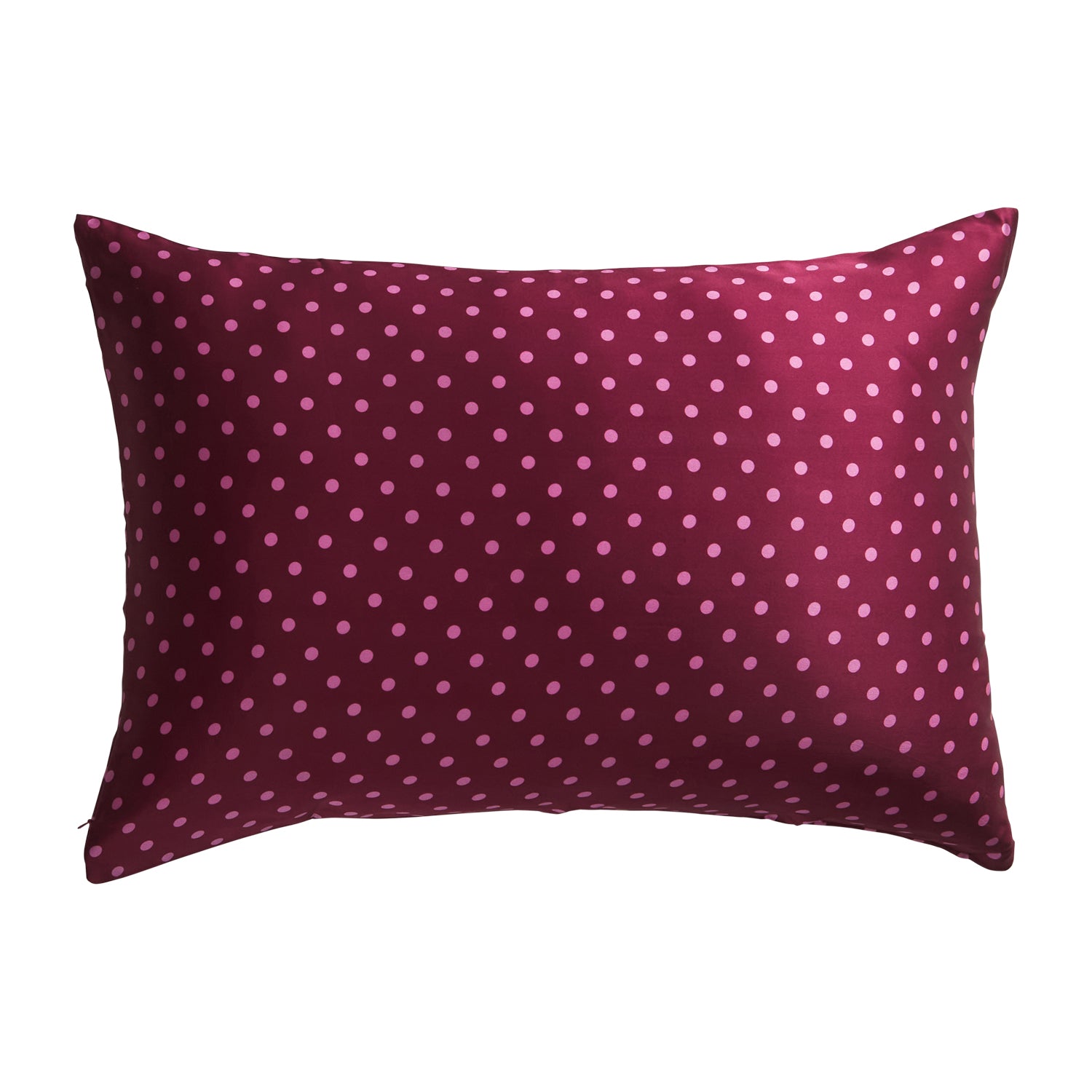 Premium Paige Silk Pillowcase - 100% Mulberry Silk, Mahogany Color, 19 Momme - Hypoallergenic & Cooling for Hair & Skin - Perfect for Beauty Sleep & Hot Sleepers