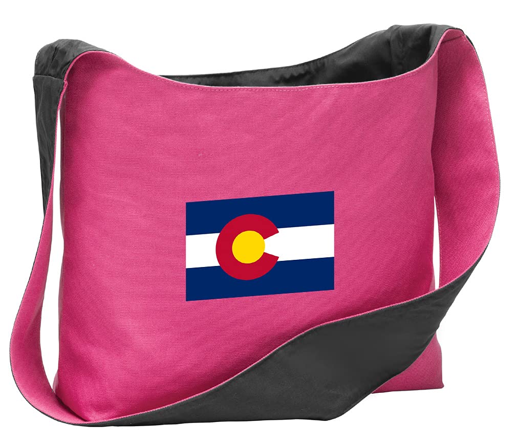 Colorado Flag Tote Bag - Stylish Sling Shoulder Bag for Women & Men | Durable Canvas Shopping Bag for Groceries, Beach, Travel & Daily Use
