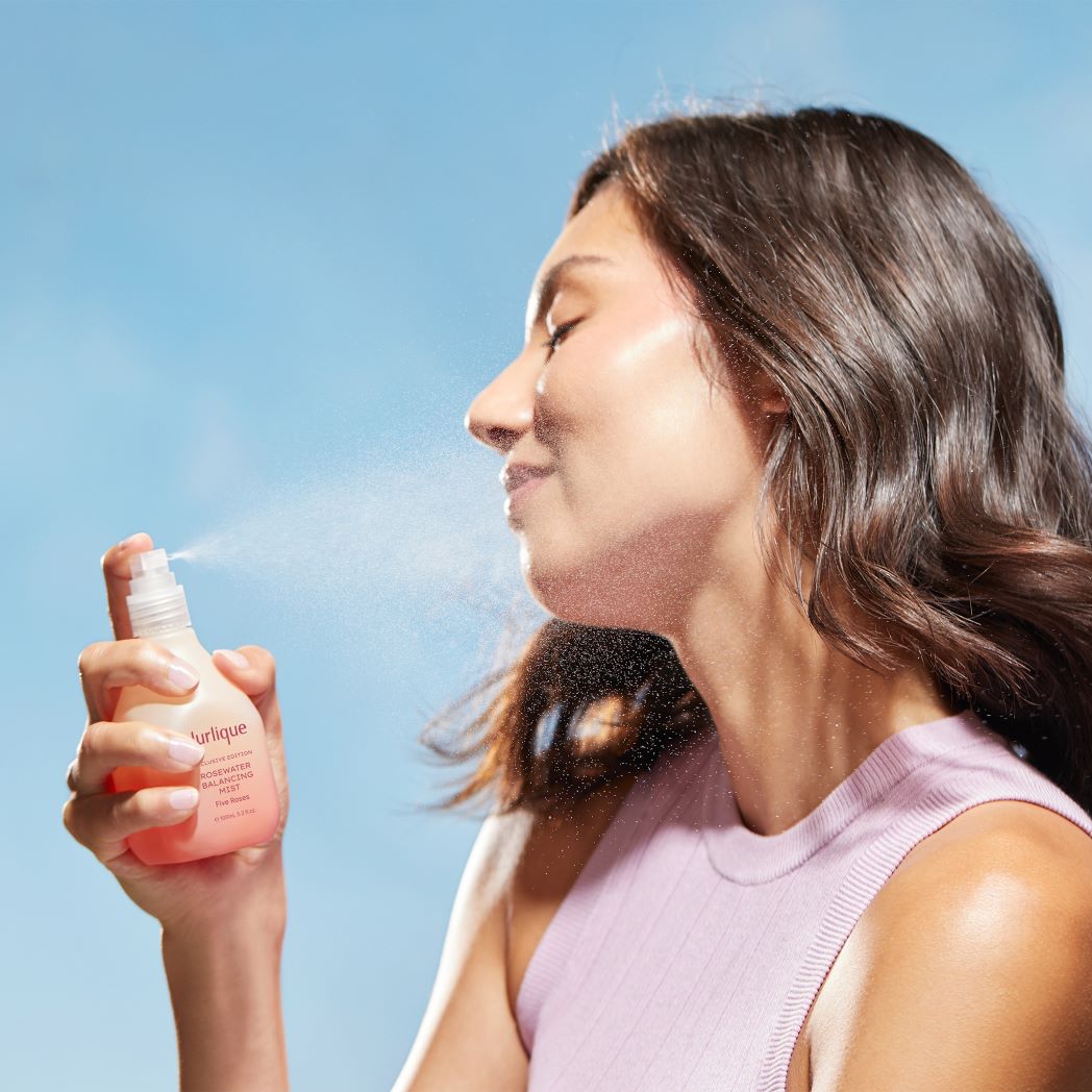 Exclusive Edition Five Roses Rosewater Balancing Mist - Hydrating Facial Spray for Dry & Sensitive Skin | Perfect for Makeup Setting & Skin Refreshment
