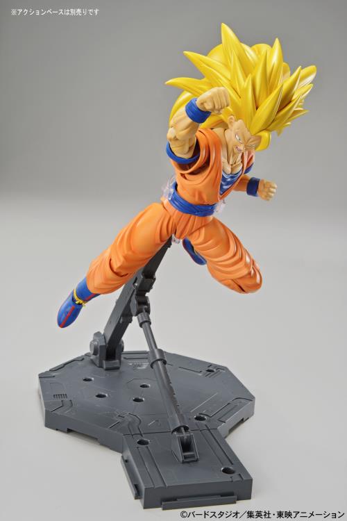Figure-rise Standard Dragon Ball Z Super Saiyan 3 Goku Plastic Model Kit - Buildable Action Figure for Anime Collectors & DBZ Fans | Perfect for Display, Cosplay & Gift Giving