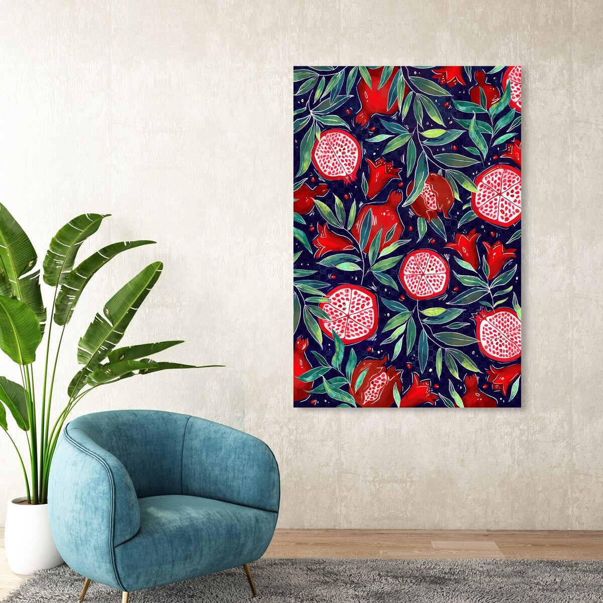 Blooming Tropical Flowers Canvas Wall Art Print - White Floral Decor for Cabin, Lodge & Kitchen - Perfect for Home, Office & Farmhouse Decor