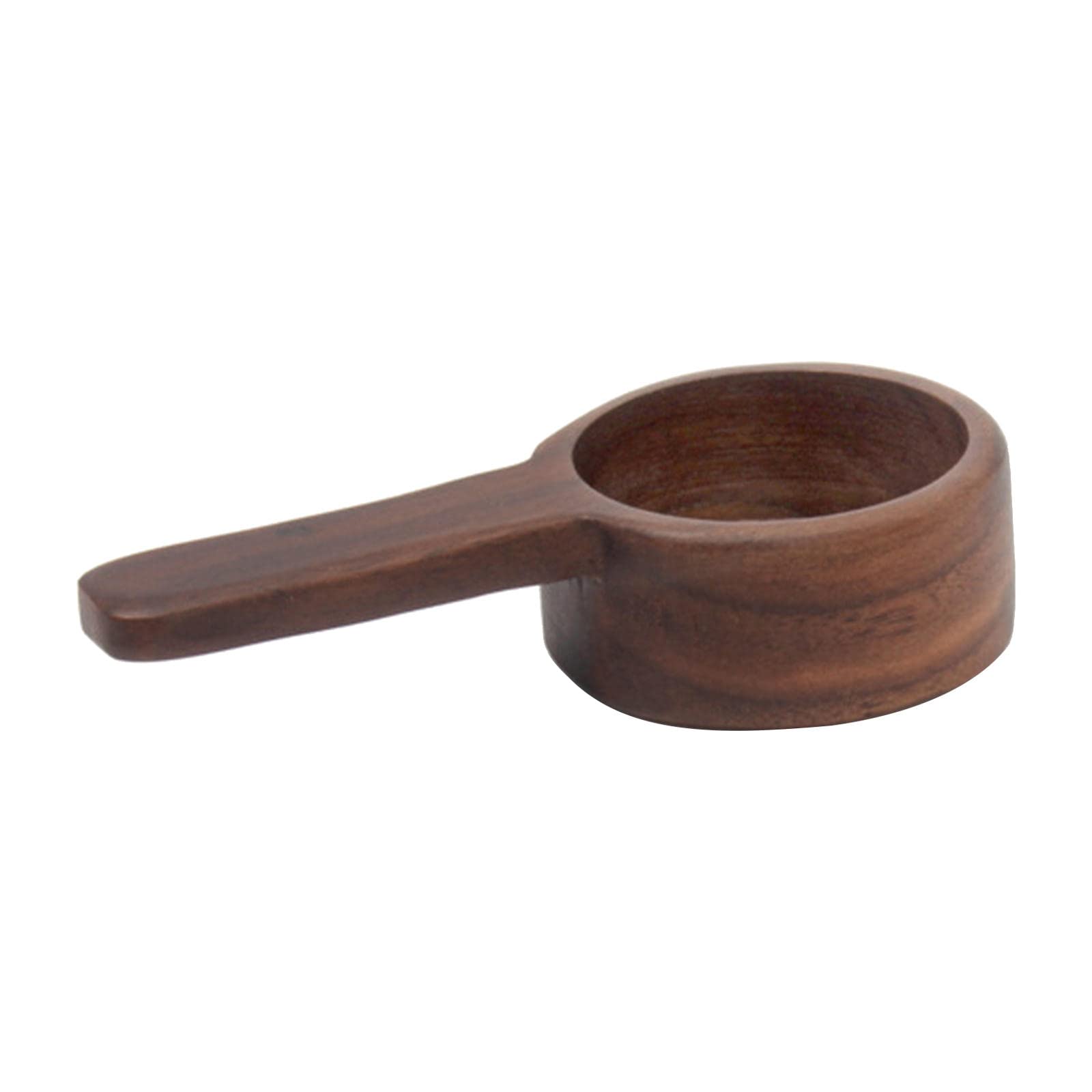 Premium Black Walnut Coffee Scoop - 8g Measuring Spoon for Coffee Beans & Tea | Short Handle Tablespoon | Perfect Coffee Accessory for Home Brewing & Barista Use