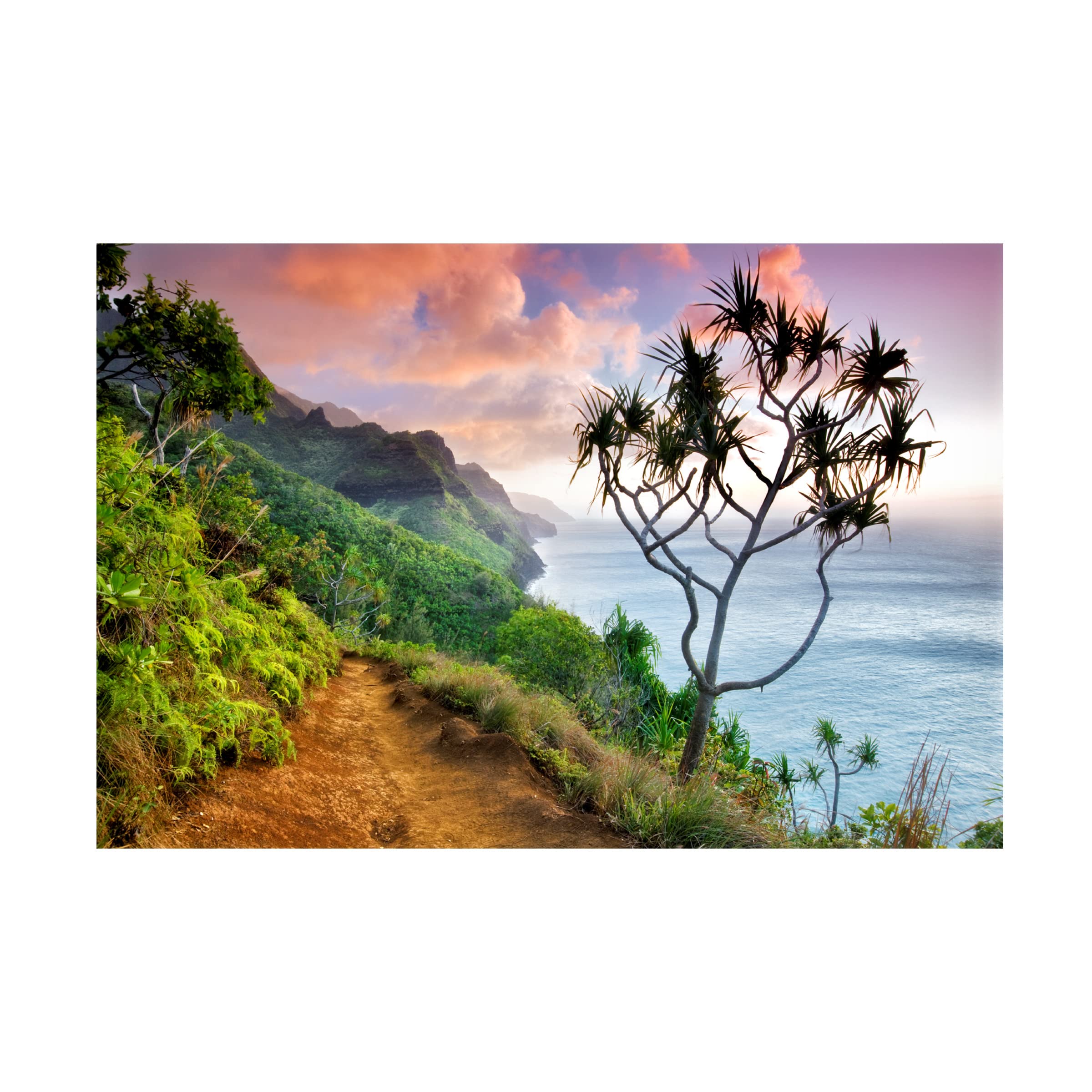 Dennis Frates 'Napali' Canvas Art Print - Stunning Coastal Landscape Wall Decor for Living Room, Bedroom & Office | Trademark Fine Art Collection
