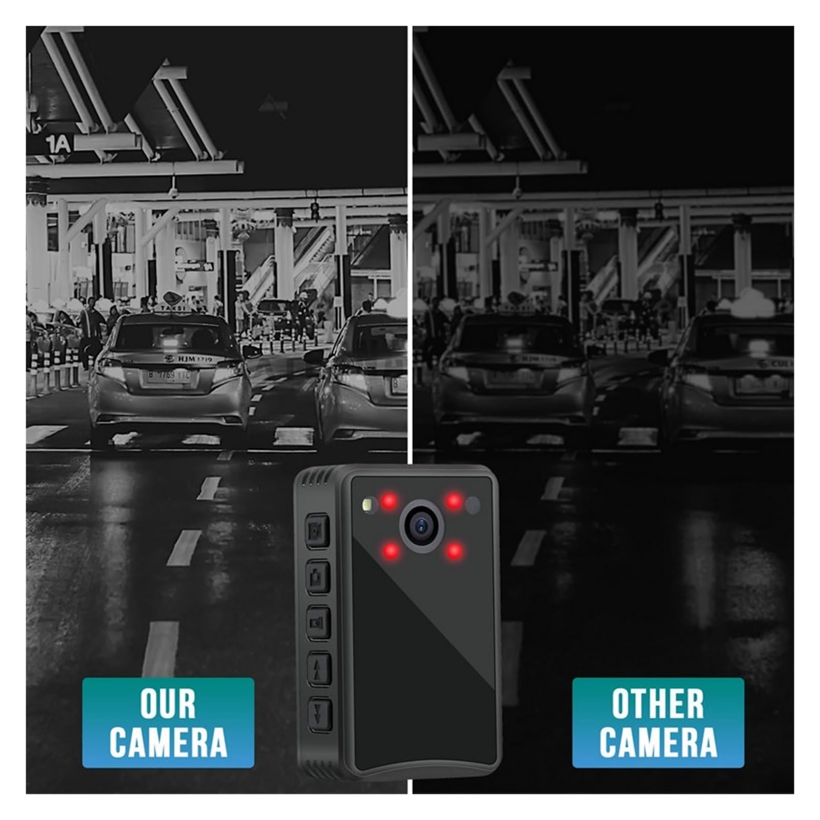 MZZYG 4K Ultra HD Action Camera with 128GB TF Card - Waterproof Sports Camera with IR Night Vision for Outdoor Adventures, Vlogging & Home Security