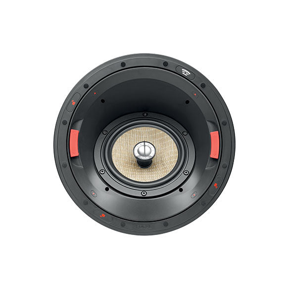 Focal 300 ICA6 In-Ceiling Angled Coaxial Speaker - High-Quality Home Audio System for Surround Sound & Background Music (Open Box, Each) - Perfect for Home Theater, Living Room & Office Installations