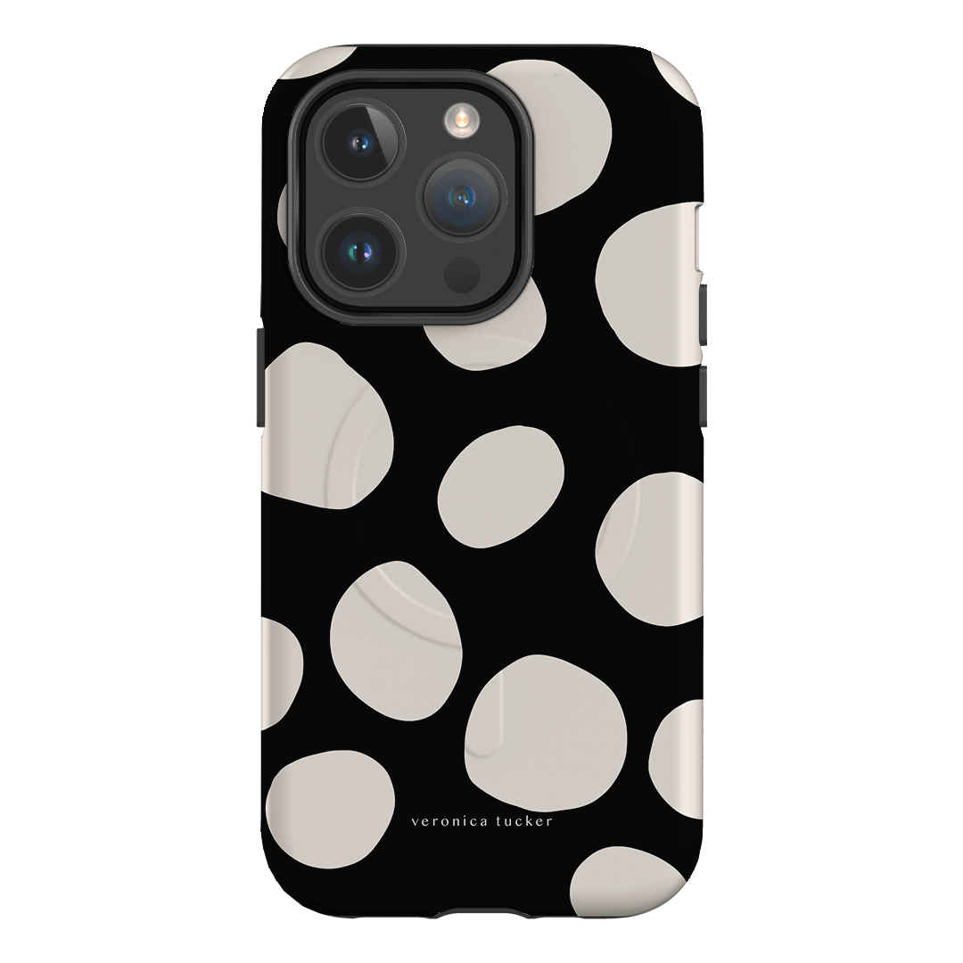 Premium Pebbles Noir Phone Case - Slim Protective Cover for iPhone & Samsung - Perfect for Everyday Use, Travel & Outdoor Activities