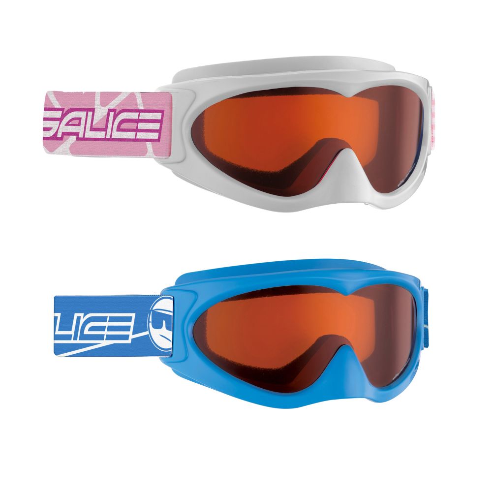 Salice Toddler Ski Goggles for Kids 0-3 Years - Anti-Fog UV Protection Snow Goggles (Model 777 S2) - Perfect for Winter Sports & Snow Play