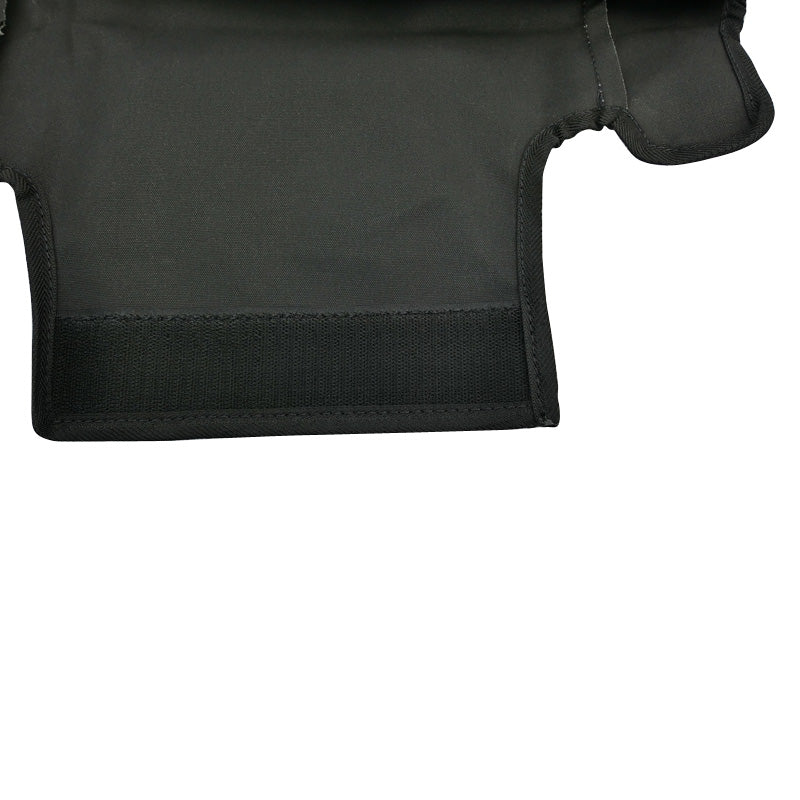 Black Duck Canvas Seat Covers for Motorcycles - Ezy Rider Black - Durable & Stylish Protection for Harley, Cruiser & Touring Bikes