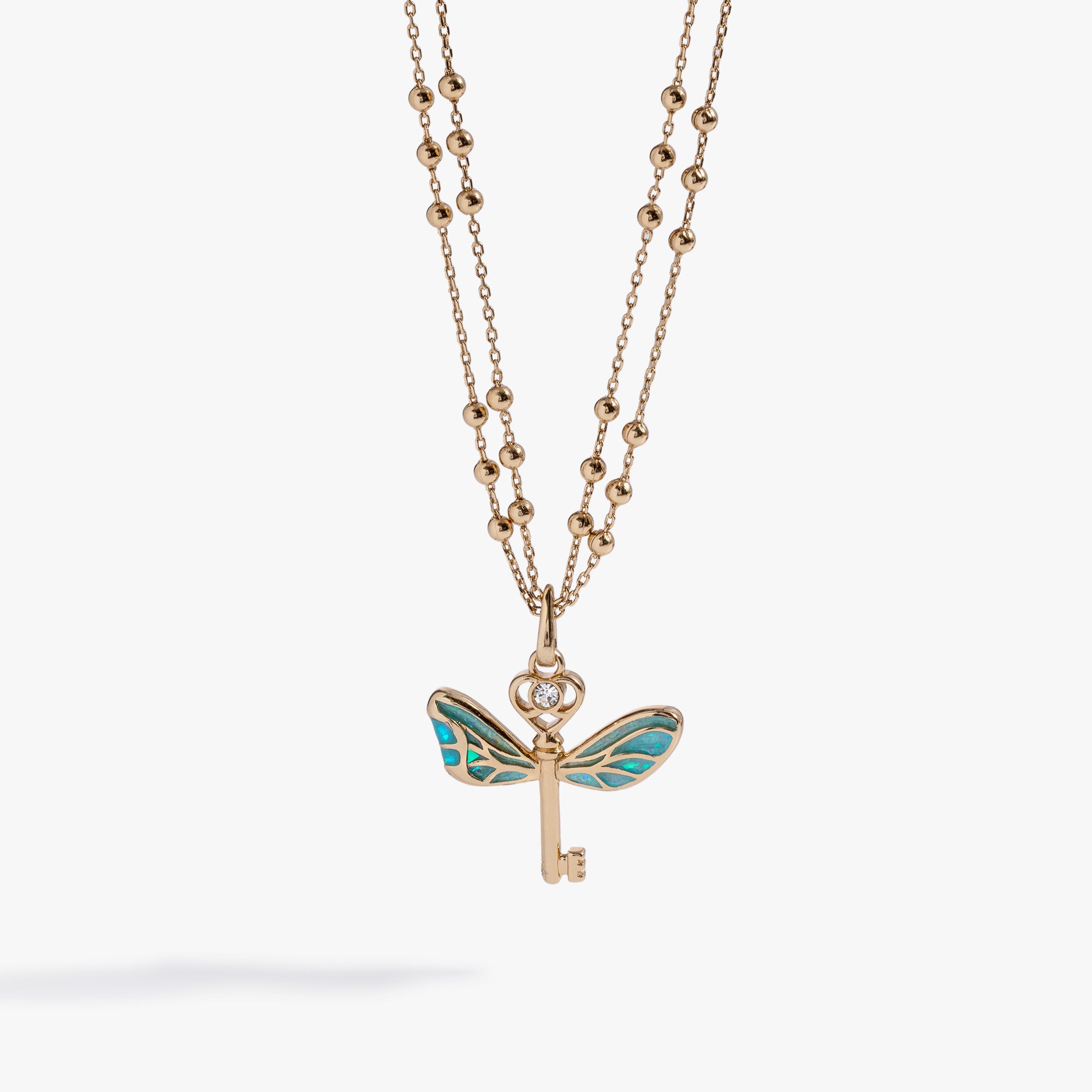 Harry Potter™ Flying Keys Adjustable Charm Necklace - Perfect for Cosplay, Halloween Costume & Wizarding World Gifts