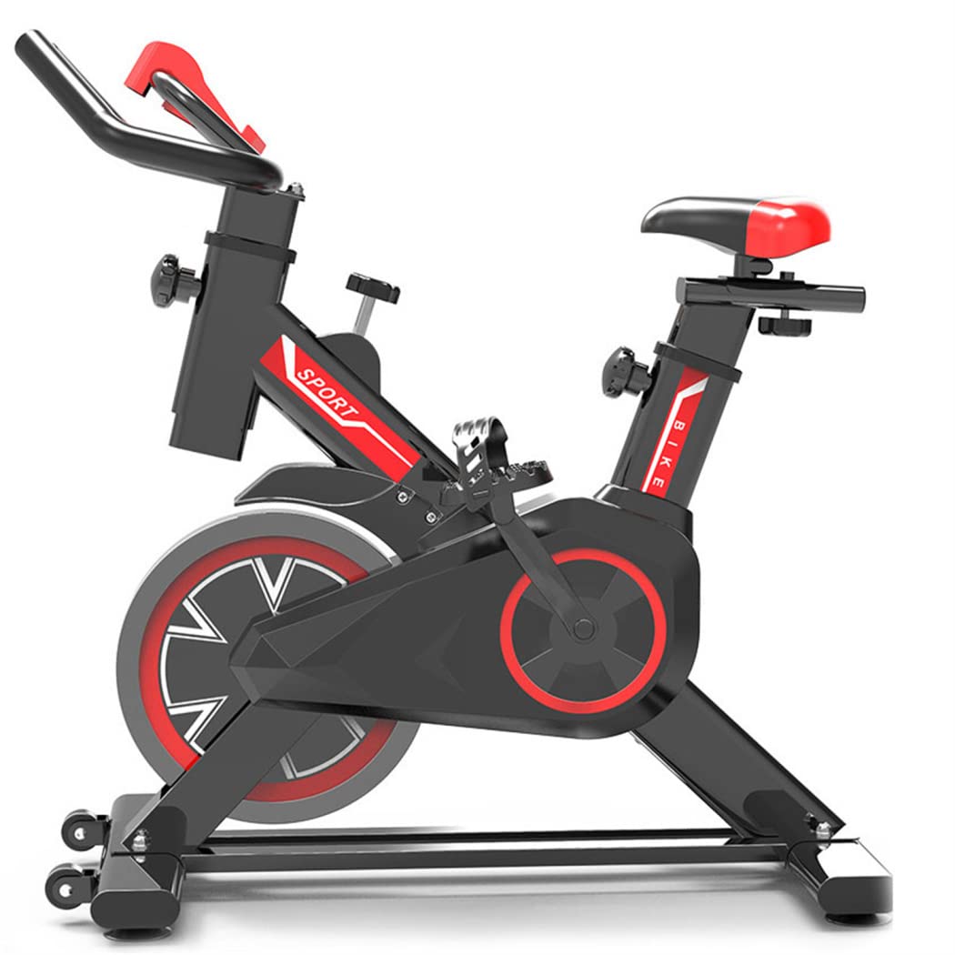 Upright Stationary Exercise Bike for Home Gym - Adjustable Resistance Cardio Workout Bicycle with LCD Monitor & Phone Holder - Indoor Cycling Fitness Equipment for Weight Loss & Cardio Training - Perfect for Home Office & Small Space Workouts