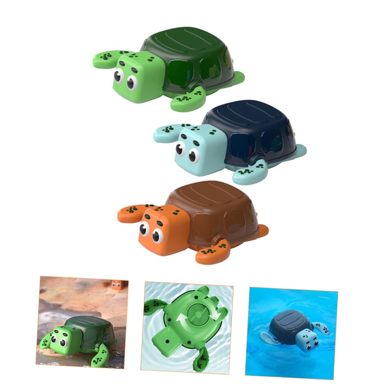 FAVOMOTO 3-Piece Kids Bath Toys Set - Fun Water Play Tub Toys for Toddlers & Babies | Bathtime, Pool & Outdoor Splash Play