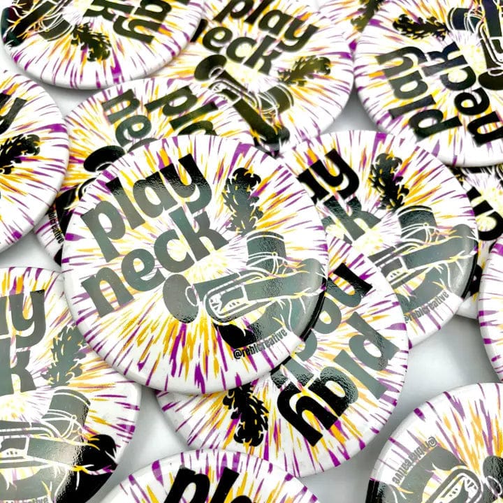 Tie Dye Play Neck Gameday Button - Stylish & Comfortable Game Day Accessory for Sports Fans & Team Spirit Events