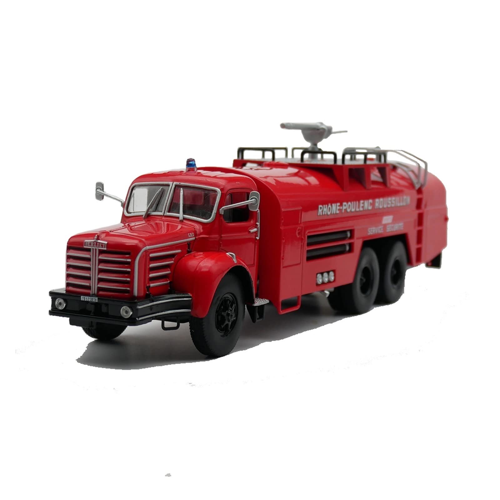 1:43 Scale Berliet GBO French Fire Truck Diecast Alloy Model Car - Collectible Toy for Christmas, Thanksgiving, and Display Scenes