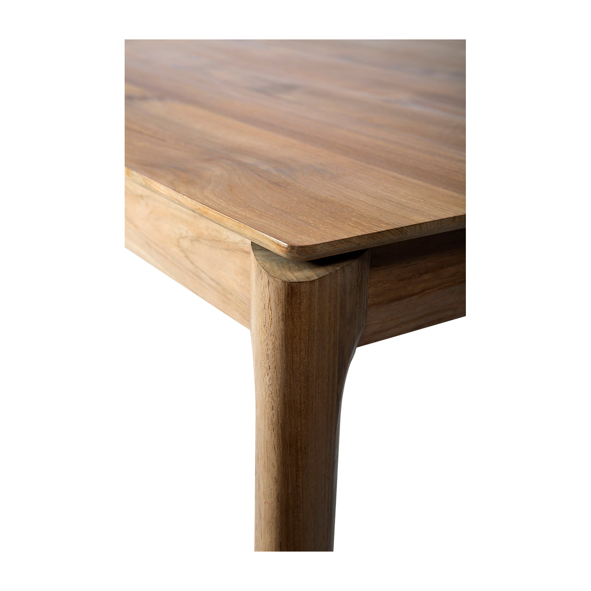 Premium Teak Wood Dining Table - 160cm Modern Solid Wood Kitchen Table for 6-8 People | Perfect for Family Gatherings, Dinner Parties & Home Decor