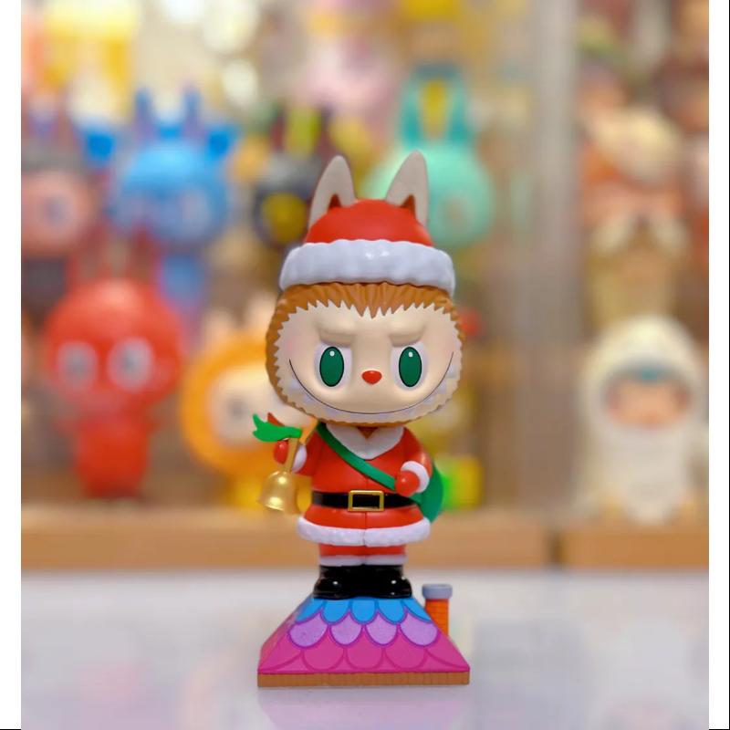 Labubu The Monsters Let's Christmas Series Santa Claus Collectible Figure - Cute Holiday Decor for Home, Office & Christmas Tree Ornament