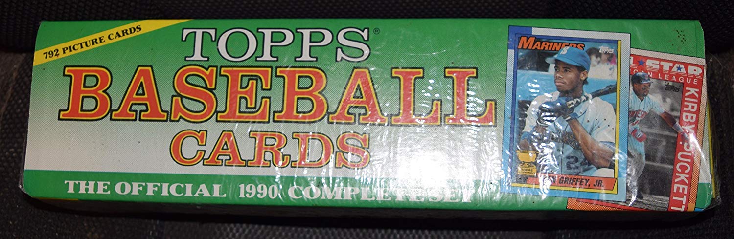 1990 Topps Complete Baseball Card Set - Official MLB Trading Cards for Collectors & Fans - Perfect for Sports Memorabilia, Gifts & Display