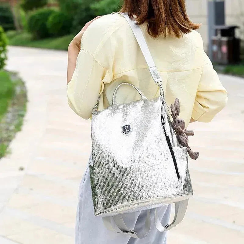 Stylish Anti-Theft Women's Backpack - Waterproof Travel Laptop Bag with USB Charging Port - Perfect for Commuting, College & Business Travel