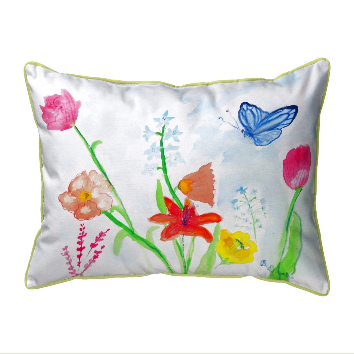 Betsy Drake ZP1102 Decorative Throw Pillow Cover 20x24 Inches - Soft Multicolor Cushion for Sofa, Bed, Living Room - Home Decor Accent for Cozy Comfort