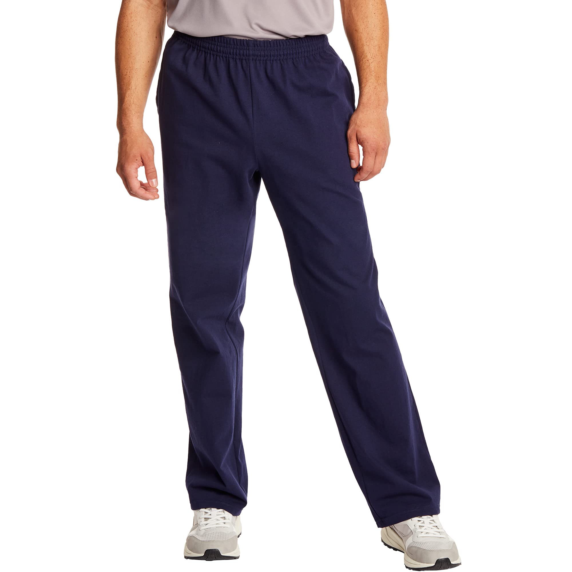 Hanes Men's Cotton Jersey Sweatpants with Pockets - 33