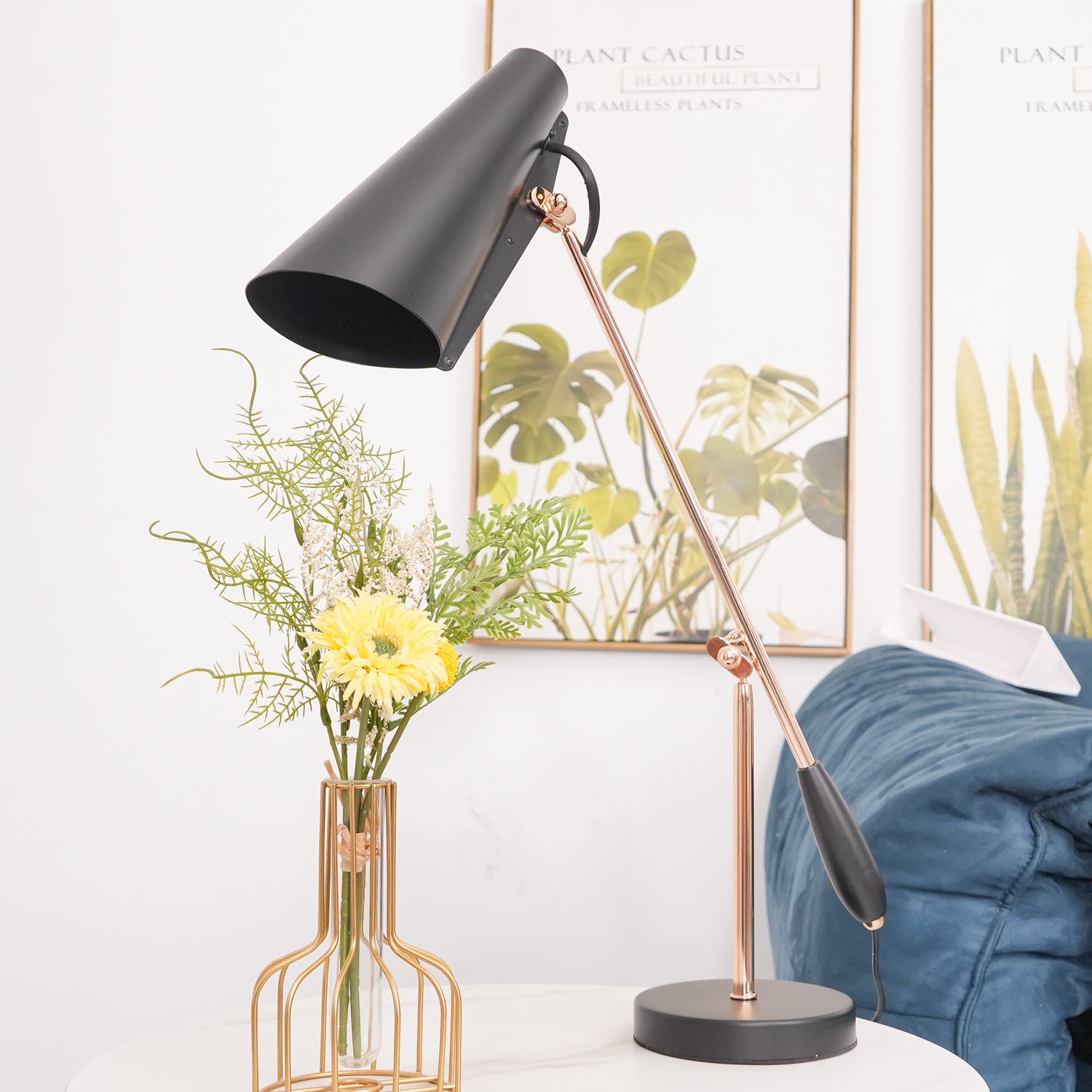 Modern Birdy Table Lamp - Adjustable LED Desk Light for Home Office, Bedroom & Study - Perfect for Reading, Working & Decor
