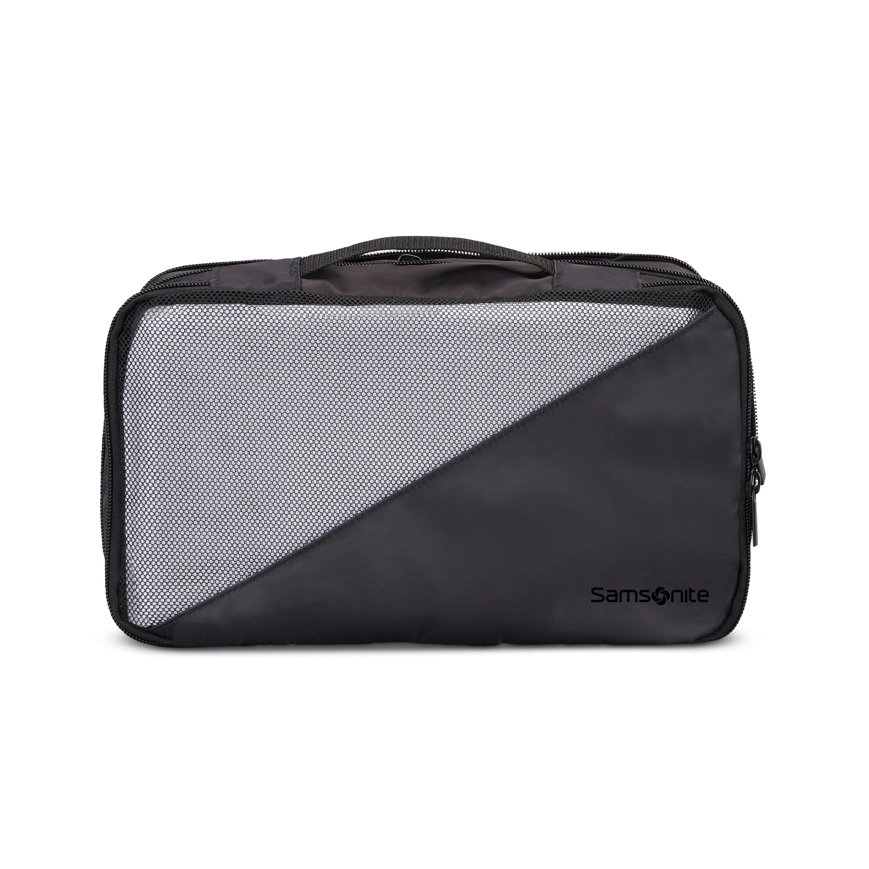 Samsonite 3 Piece Compression Packing Cube Set - Travel Organizer for Luggage & Suitcases - Perfect for Business Trips, Vacations & Weekend Getaways