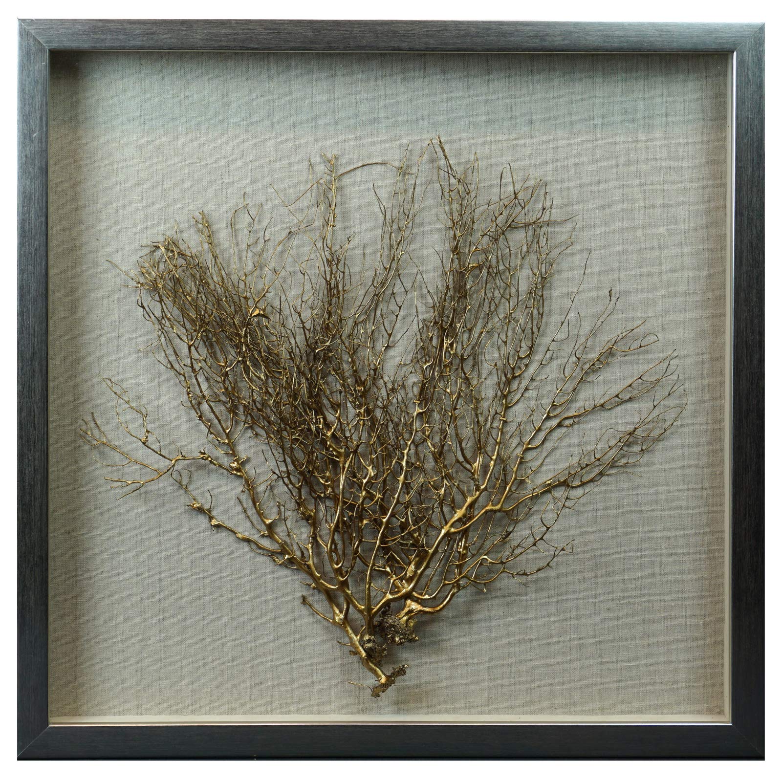 Golden Roots Shadow Box Wall Decor - Handmade 3D Wooden Art for Home & Office - Perfect for Living Room, Bedroom, and Gift Giving