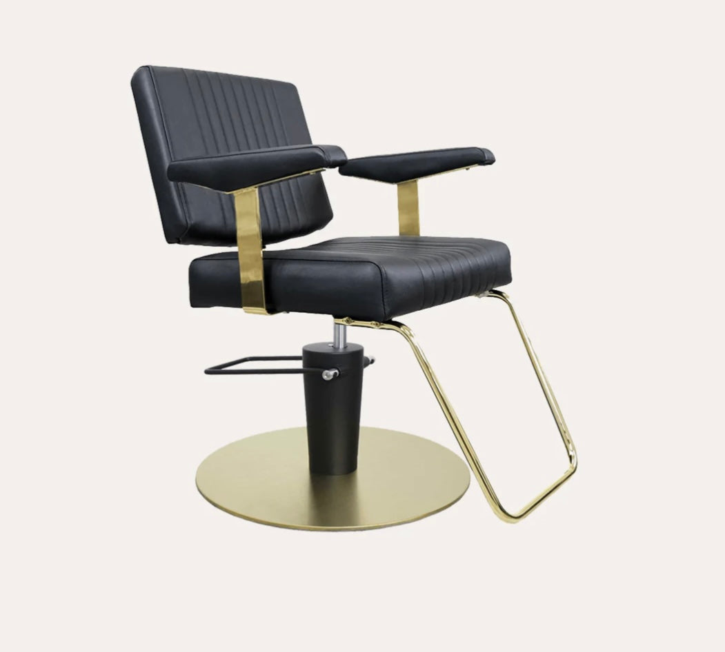 Professional Athena Salon Chair - Hydraulic Adjustable Styling Chair for Hairdressers & Barbers - Perfect for Salons, Barber Shops & Home Use